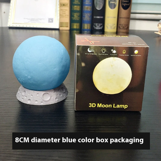 3D Moon Lamp - Rechargeable Night Light for Better Sleep