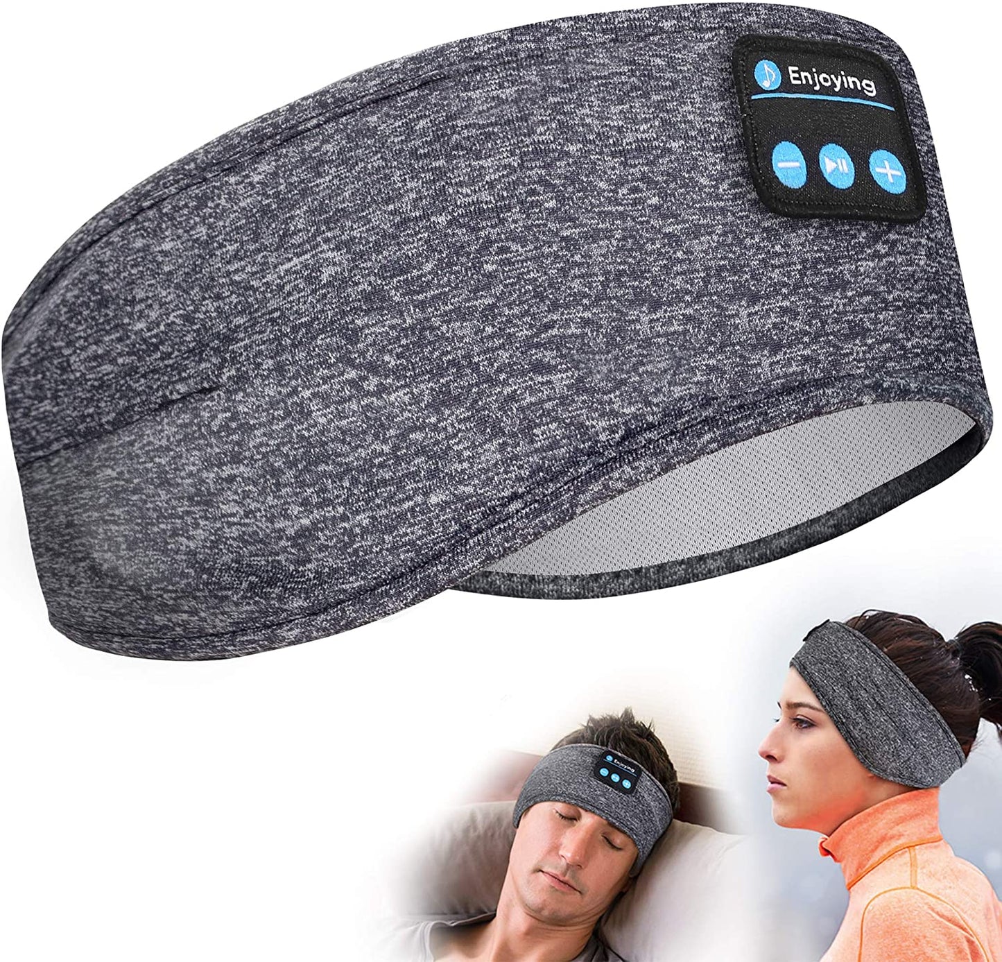 Bluetooth Sleep Headband - Wireless Sleep Headphones for Side Sleepers