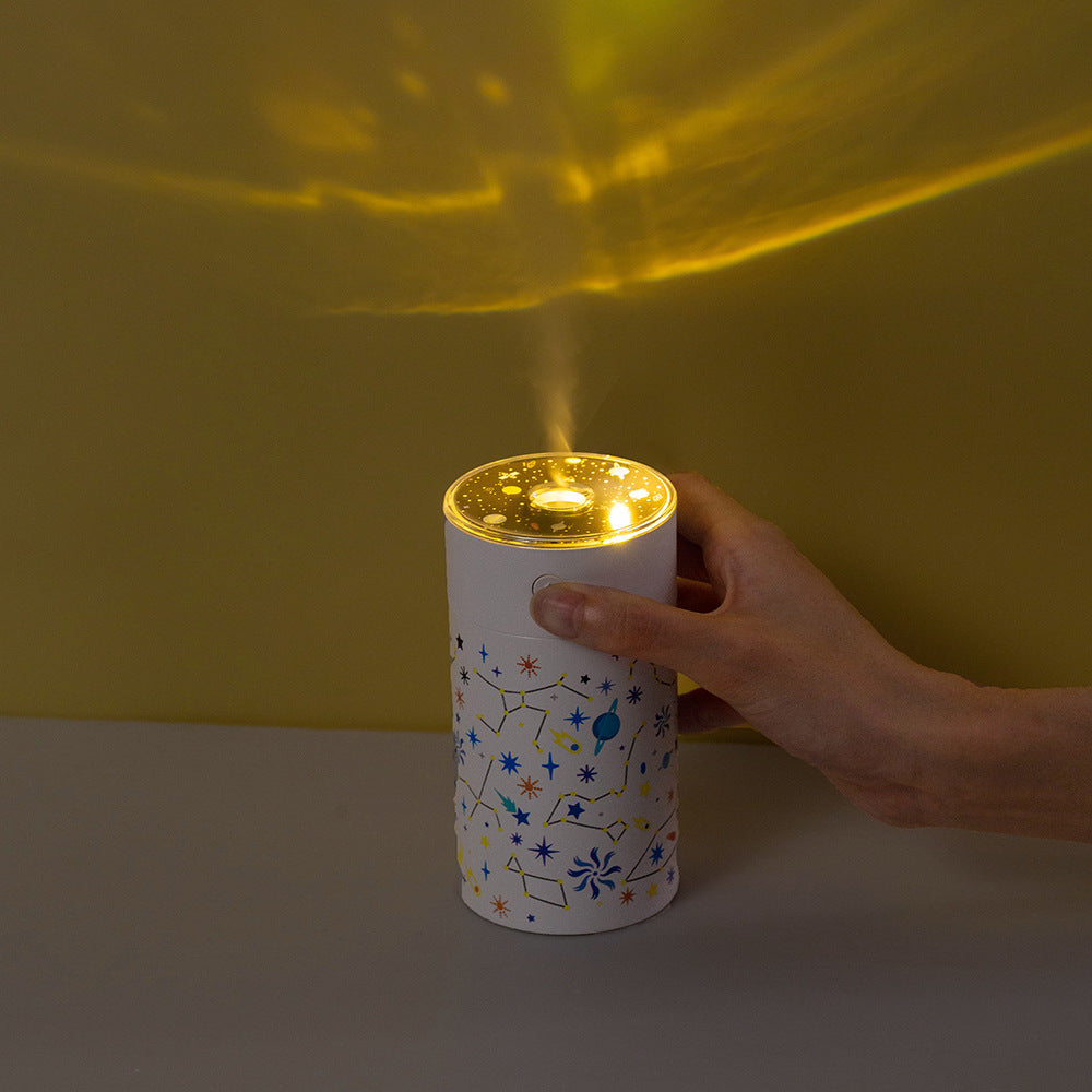 Star Projector Humidifier - Galaxy Night Light & Ultrasonic Humidifier for Better Sleep