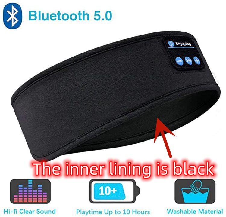 Bluetooth Sleep Headband - Wireless Sleep Headphones for Side Sleepers